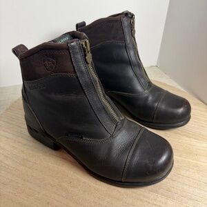 Ariat Insulated Waterproof Leather Zip Boots 4LR Women’s 6.5B